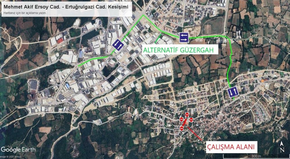 Bursa'nın Nilüfer ilçesi Kayapa Mahallesi'nde su hattı çalışması nedeniyle Mehmet