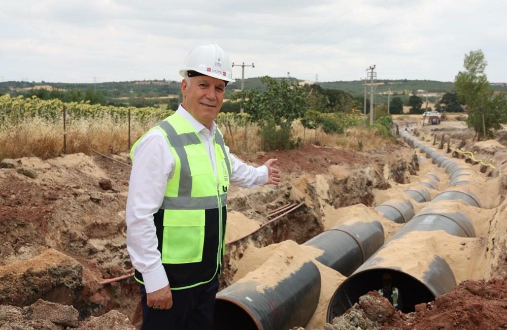 Bursa Büyükşehir Belediye Başkanı Mustafa Bozbey, Çınarcık Barajı suyunun, 1