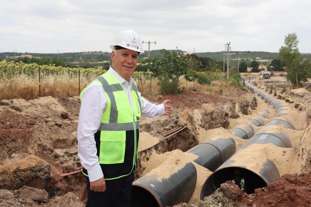Bursa Büyükşehir Belediye Başkanı Mustafa Bozbey, Çınarcık Barajı suyunun, 1