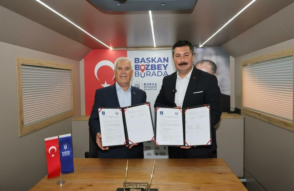 Bursa Büyükşehir Belediyesi, Yenişehir ilçesine Yaş Sebze Meyve Hali kazandırıyor.