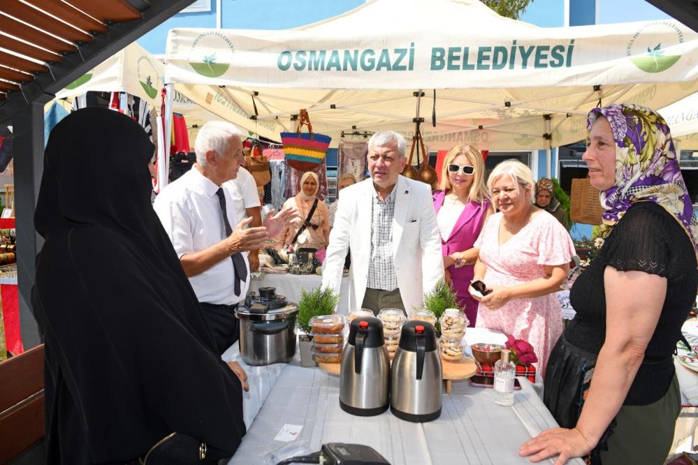 Bursa'da Osmangazi Belediyesi, kadınların üretim ve ekonomiye katılımını teşvik etmek