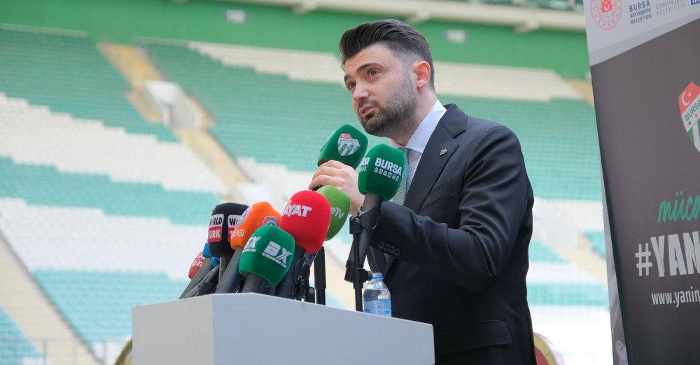 Bursaspor Başkanı Enes Çelik, Tema 16 projesiyle ilgili iddialara, "Kimse