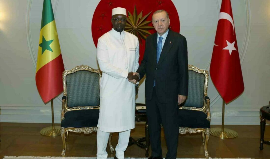 Cumhurbaşkanı Recep Tayyip Erdoğan, Senegal Başbakanı Ousmane Sonko’yu kabul etti.