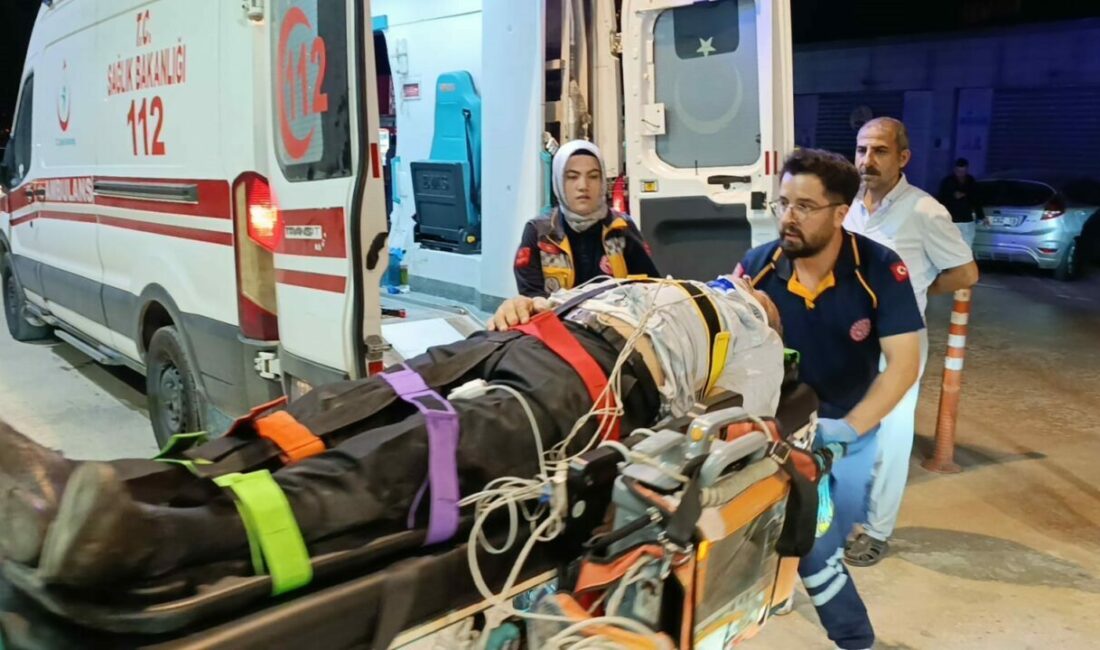 Bursa’nın İnegöl ilçesinde meydana gelen tek taraflı kazada 2 kişi