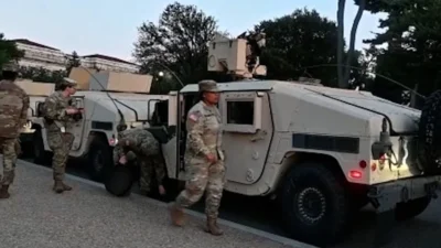 ABD Başkanı Donald Trump'ın, ‘Washington'da güvenliği yeniden sağlamak’ gerekçesiyle ilan