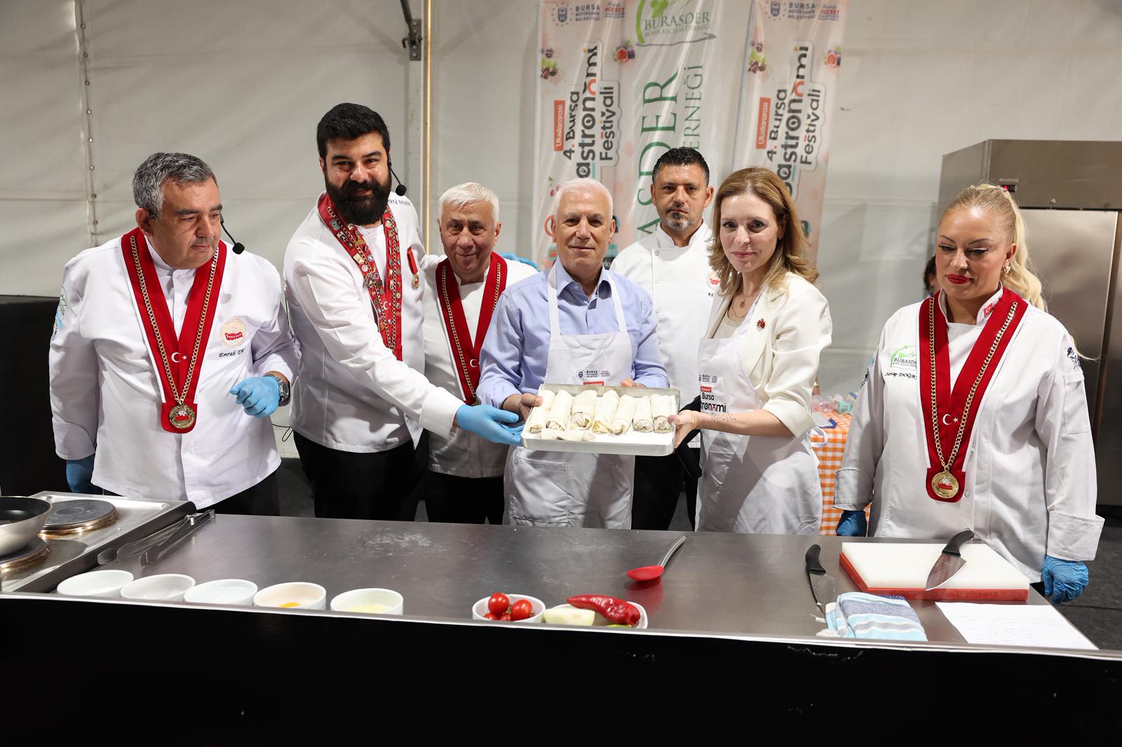 Bursa Bursa Uluslararası Gastronomi Festivali, 3 günde yüzbinlerce lezzet tutkununu