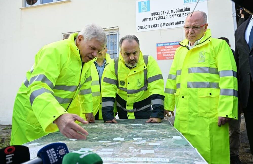Bursa Büyükşehir Belediye Başkanı Mustafa Bozbey, Bursa'yı susuzluktan kurtaracak Çınarcık