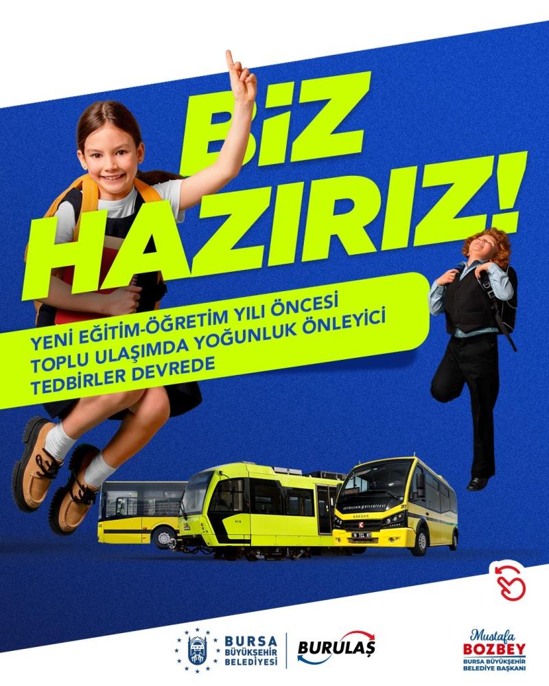 Bursa Büyükşehir Belediyesi, yeni eğitim ve öğretim yılı öncesinde toplu