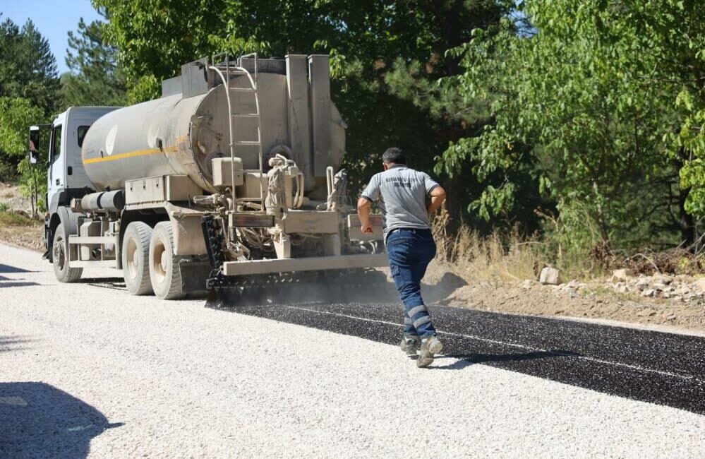 Bursa'da 25 yıl sonra sil baştan yenilenen 10 kilometrelik yol,