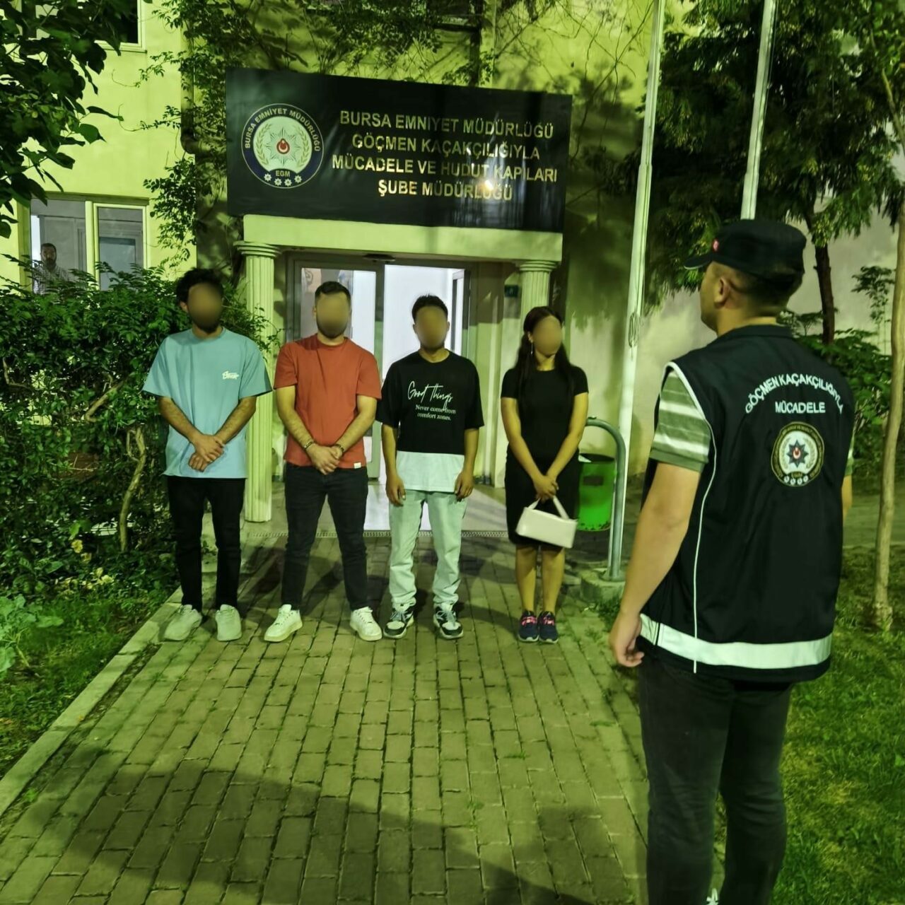 Bursa Emniyet Müdürlüğü Göçmen Kaçakçılığıyla Mücadele ve Hudut Kapıları Şube