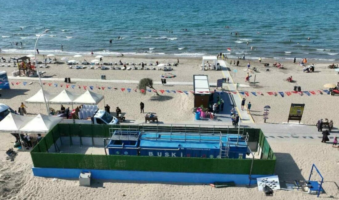 Mudanya ilçesine kazandırılan Eşkel Paket Atıksu Arıtma Tesisi, hizmete alınarak