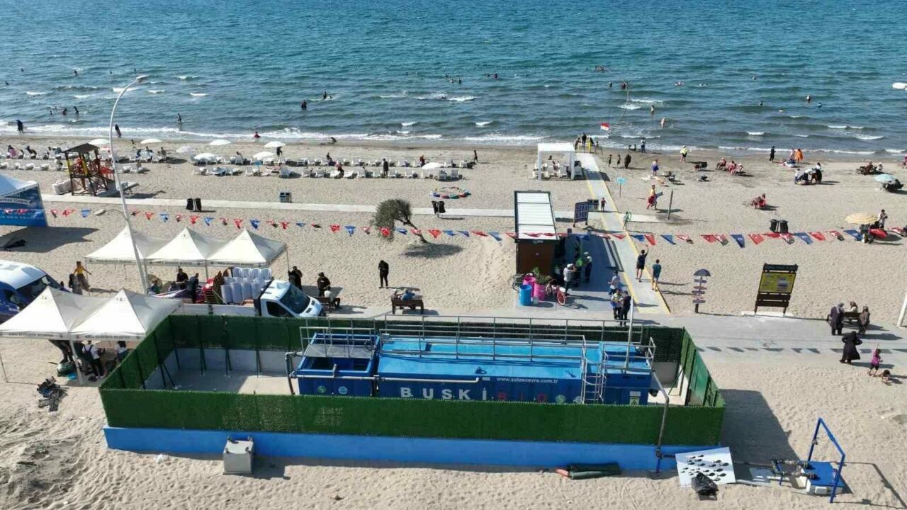 Mudanya ilçesine kazandırılan Eşkel Paket Atıksu Arıtma Tesisi, hizmete alınarak