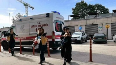 Bursa’nın İnegöl ilçesinde, çaydanlıktan üzerine kaynar su dökülen 2 yaşındaki