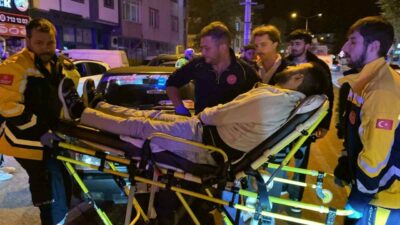 Bursa’nın İnegöl ilçesinde meydana gelen kazada seyir halinde fenalaşan sürücüsünün