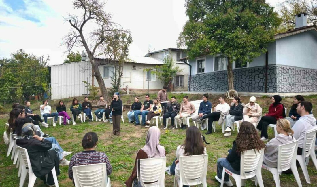 Nilüfer’in Üçpınar Mahallesi’nde düzenlenen etkinlikte bir araya gelen gençler; hem