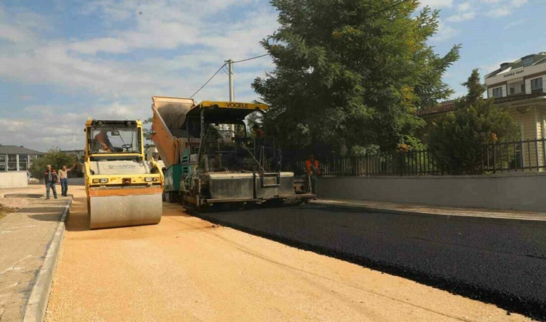 İnegöl Belediyesi 4 mahallede 5 ayrı sokakta toplam 800 metre