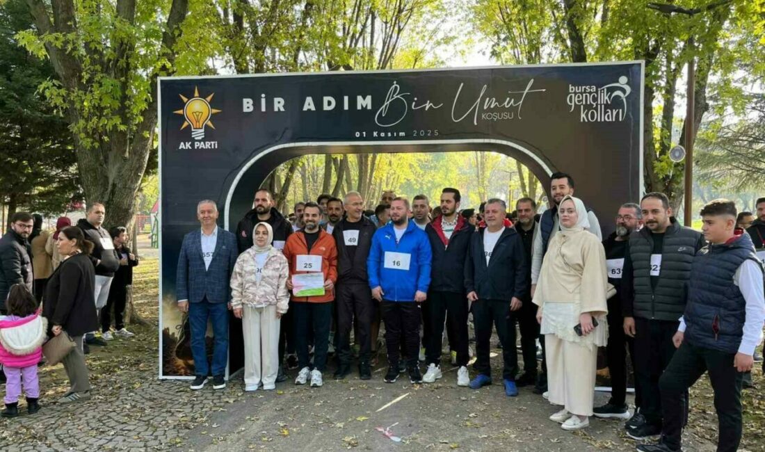 Bursa’da Ak Parti Gençlik kolları tarafından mazlum Gazze ve Filistin