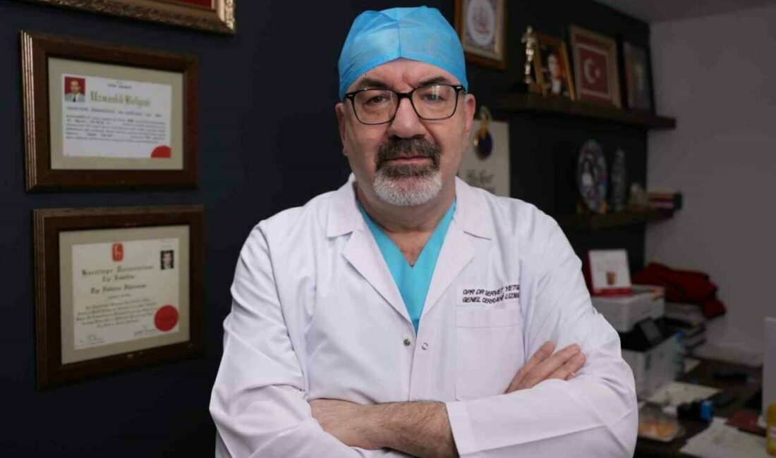 Genel Cerrahi Uzmanı Op. Dr. Servet Yetgin, toplumda oldukça yaygın