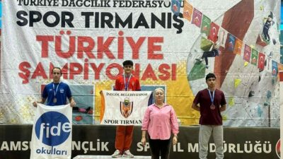 İnegöl Belediye Spor Kulübü spor tırmanış sporcuları, Samsun’da düzenlenen şampiyonada