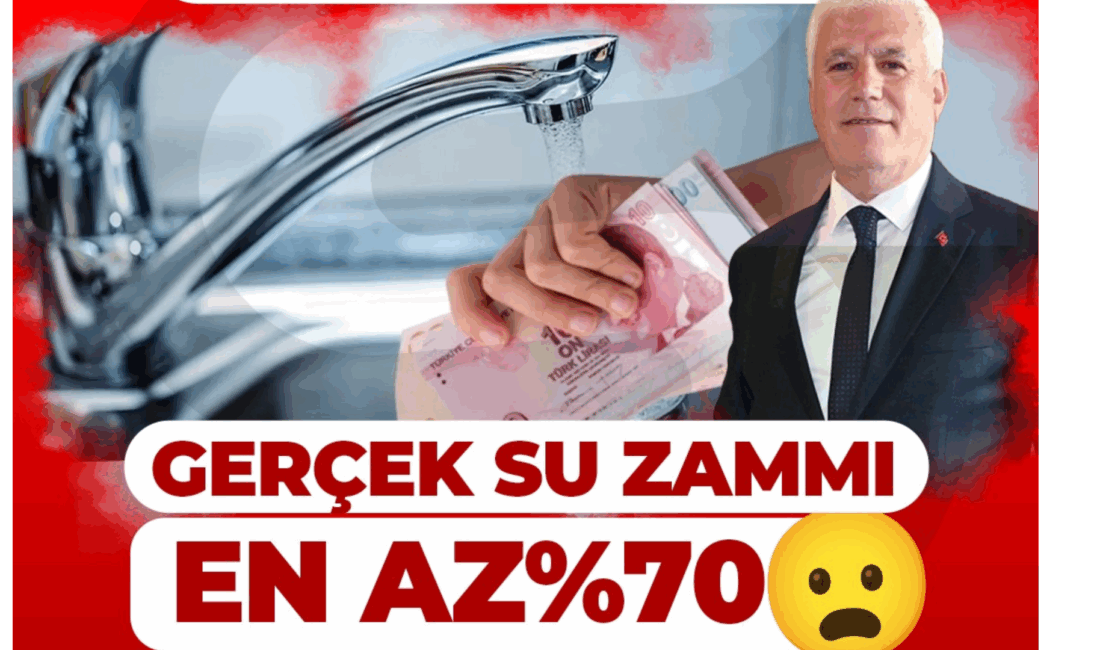 Bursa'da su fiyatlarına yüzde 30 olarak duyurulan zam, katı atık